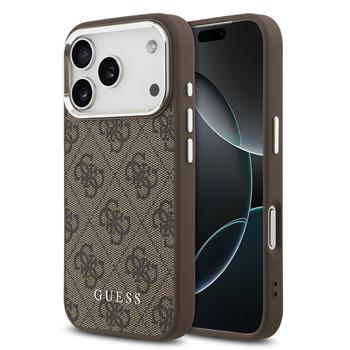 Guess 4G MagSafe kryt iPhone 17 Pro hnědý