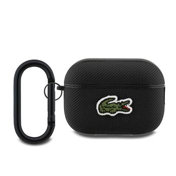 Lacoste Petit Pique Croc Logo Patch pouzdro AirPods Pro 2 černé