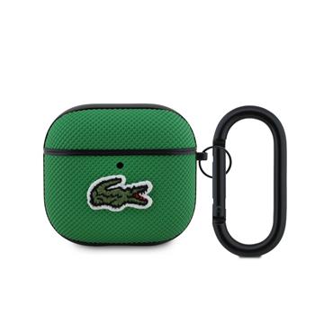 Lacoste Petit Pique Croc Logo Patch pouzdro AirPods 4 zelené
