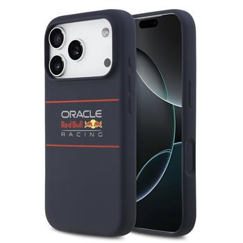 Oracle Red Bull Silicone Horizontal Logo MagSafe kryt iPhone 17 Pro modrý