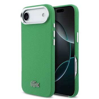 Levně Lacoste Iconic Petit Pique Metal Logo MagSafe Zadní Kryt pro iPhone Air Green