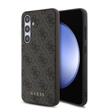 Levně Guess 4G Zadní Kryt pro Samsung Galaxy S24 FE Brown