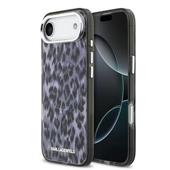 Karl Lagerfeld IML Leopard MagSafe kryt iPhone Air šedý