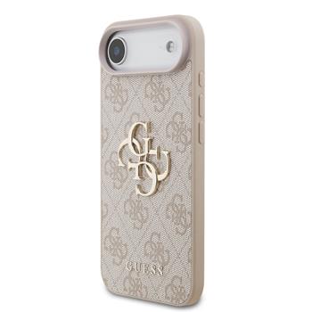 Guess PU 4G Metal Logo kryt iPhone Air růžový