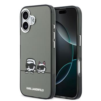 Karl Lagerfeld IML K&CH Heads Logo MagSafe kryt iPhone 17 černý