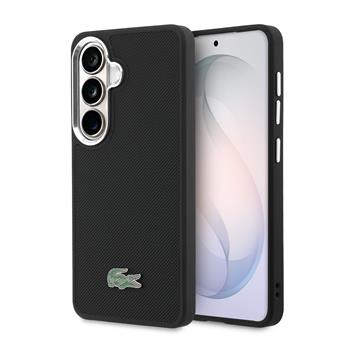 Levně Lacoste Petit Pique Metal Logo Magnetic Zadní Kryt pro Samsung Galaxy S26+ Black