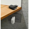 Cestovní Nabíječka Blue Star do sítě s odnímatelným Lightning->USB kabelem pro iPhone 5/6/6s - bílá