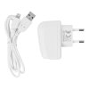 Cestovní Nabíječka Blue Star do sítě s odnímatelným Lightning->USB kabelem pro iPhone 5/6/6s - bílá
