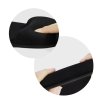 Ergonomická podložka pod myš s opěrkou zápěstí 250x230x25mm - černá