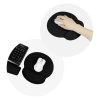 Ergonomická podložka pod myš s opěrkou zápěstí 250x230x25mm - černá