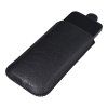 Kožené pouzdro Forcell - Slim Kora 2 - Apple iPhone 5/5S/5C černé