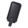 Kožené pouzdro Forcell - Slim Kora 2 - Apple iPhone 5/5S/5C černé