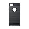 Pouzdro Forcell Carbon back cover pro Apple iPhone 7/8 - černé