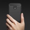 Pouzdro Forcell Carbon back cover pro Samsung J330 Galaxy J3 2017 - černé