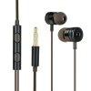 Sluchátka HF Stereo Android MI metal - 3,5 mm, box - černé