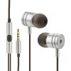 Sluchátka HF Stereo Android MI metal - 3,5mm, box - stříbrné