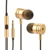 Sluchátka HF Stereo Android MI metal - 3,5mm, box - zlaté