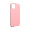 132803 2 pouzdro forcell soft touch silicone apple iphone 11 max 6 5 praskova ruzova vyrez na logo