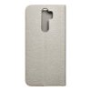 Pouzdro Forcell Luna Book Xiaomi Redmi Note 8 Pro stříbrné