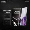Ochranné tvrzené sklo X-ONE UV - Samsung Galaxy S9 Plus (case friendly) černé