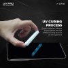Ochranné tvrzené sklo X-ONE UV - Samsung Galaxy S9 Plus (case friendly) černé