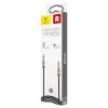 BASEUS kabel AUX Yiven 3,5 mm M30 1,5 metru stříbrno-černý CAM30-CS1