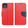 Pouzdro Fancy Book Xiaomi Redmi Note 9 červené/navy blue