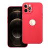 Pouzdro Forcell SOFT APPLE IPHONE 12 PRO MAX červené