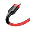 BASEUS kabel USB Cafule Typ C 3A 1 metr červený CATKLF-C09