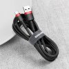 BASEUS kabel USB Cafule Typ C 2A 3 metry červený-černý CATKLF-U91