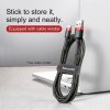 BASEUS kabel USB Cafule Typ C 2A 3 metry červený-černý CATKLF-U91