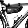 Držák na kolo / trojúhelníková taška na rám se zipem WILDMAN E4 1,5L 4 "- 7"