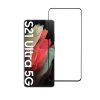 Tvrzené sklo Blue Star 5D - Samsung Galaxy S21 Ultra (full glue/case friendly) - černé