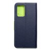 Pouzdro Fancy Book XIAOMI Redmi 10 navy blue / limonka