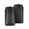 Uni pouzdro Forcell POCKET Carbon Model 09 pro APPLE IPHONE 13 mini / 6 / 7 / 8 / 12 mini SAMSUNG S3 (i9300) / S4 (i9500) / A3