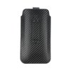 Uni pouzdro Forcell POCKET Carbon Model 09 pro APPLE IPHONE 13 mini / 6 / 7 / 8 / 12 mini SAMSUNG S3 (i9300) / S4 (i9500) / A3