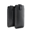 Uni pouzdro Forcell POCKET Carbon Model 09 pro APPLE IPHONE 13 mini / 6 / 7 / 8 / 12 mini SAMSUNG S3 (i9300) / S4 (i9500) / A3