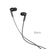HOCO sluchátka do uší jack 3,5mm s mikrofonem M72 černé