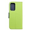 Pouzdro Fancy Book  SAMSUNG Galaxy A33 5G limonka / navy blue