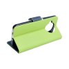 Pouzdro Fancy Book  SAMSUNG Galaxy A33 5G limonka / navy blue