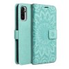 Pouzdro Forcell MEZZO Book XIAOMI Redmi NOTE 10 5G / Poco M3 Pro / Poco M3 Pro 5G mandala zelené