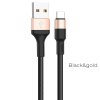 HOCO Kabel USB A na typ C 2A X26 1 m černo-zlatý