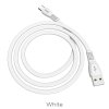 Kabel HOCO USB A na typ C 2,4A X40 1 m bílý