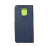 Pouzdro Fancy Book XIAOMI Redmi Note 9 Pro navy blue / limonka
