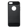 Pouzdro Forcell Carbon APPLE IPHONE 5/5S/SE černé