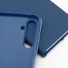 Pouzdro Forcell LUNA Book Carbon SAMSUNG Galaxy A41 modré
