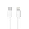 Kabel Typ C iPhone Lightning 8-pin Power Delivery PD18W 2A C973 bílý 1 metr BOX