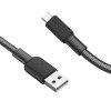 Kabel HOCO USB A na Micro USB 2,4A X69 1 m černobílý