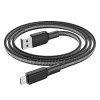 Kabel HOCO USB A na Micro USB 2,4A X69 1 m černobílý