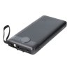 Externí baterie (POWER BANK) VEGER C10 - 10 000mAh (Micro + Typ C + Lightning 8-pin) černá